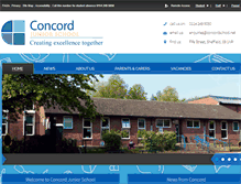 Tablet Screenshot of concordschool.net